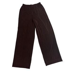 Chico's Traveler Pull-On Pants Stylish Comfy Brown Size 0 Short Petite Travel